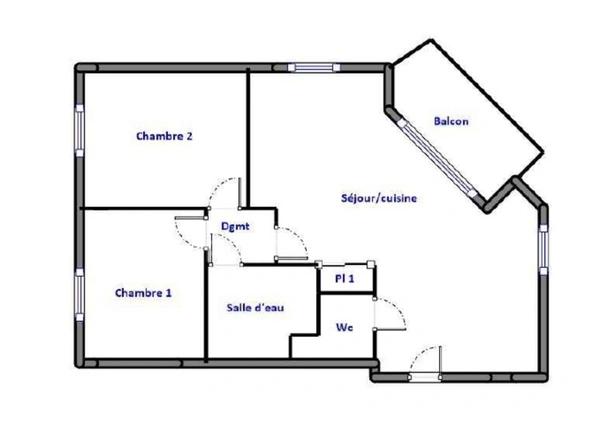 Tassin-la-Demi-Lune – 3 pièces avec balcon, garage et cave – étage élevé – DPE C