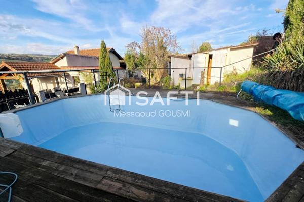 Maison atypique 94 m² avec piscine – Calme – Terrain 435 m²