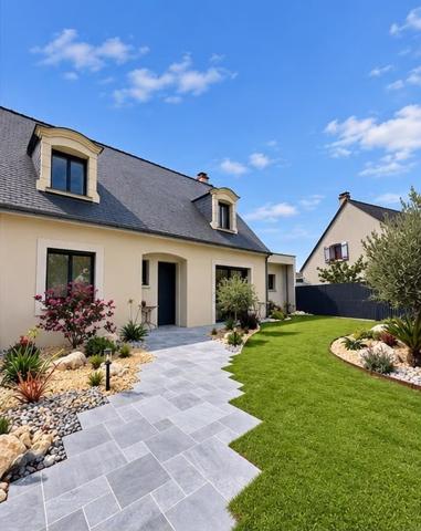 Maison familiale  – 5 chambres – Terrain paysagé de 655 m²