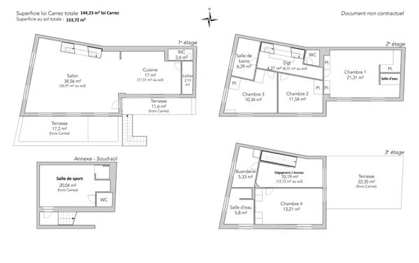 Appartement Paris 18 e - DAMREMONT/POTEAU