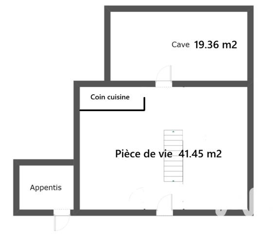 Maison à vendre 3 pièces 77 m² Ally