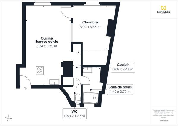 Coup de coeur - 2 pièces de 37 m² en excellent état - Rue Marcadet, Paris