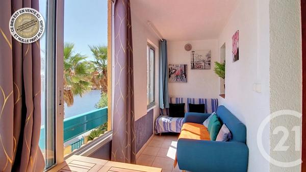 Appartement F2 à vendre  2 pièces - 22 m 2   LE BARCARES  - 66