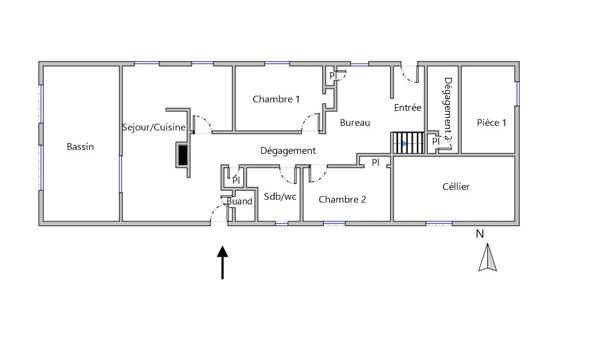 Maison Vernaison 6 pièce(s) 150 m2