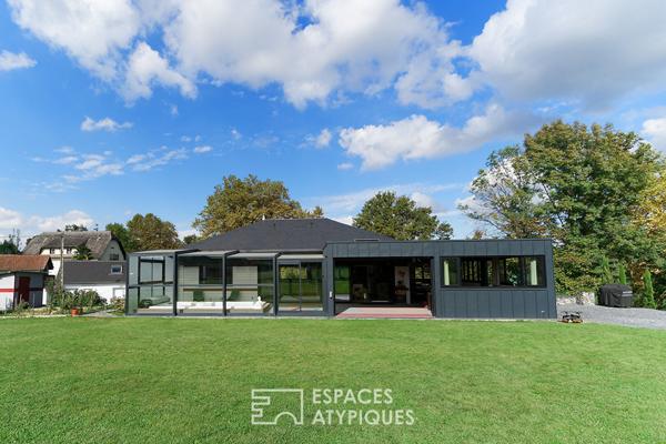 Maison contemporaine d’exception face aux Pyrénées