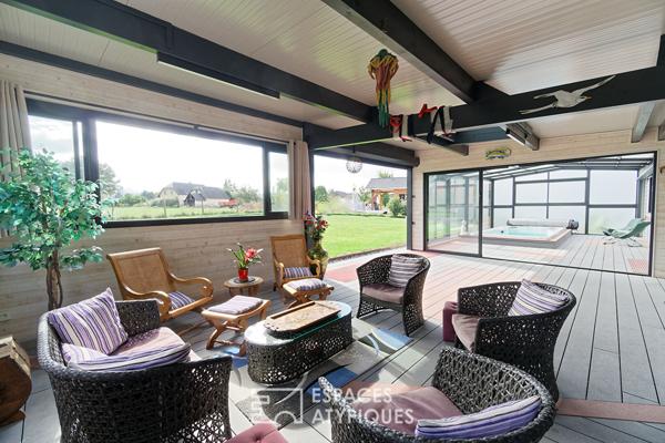 Maison contemporaine d’exception face aux Pyrénées