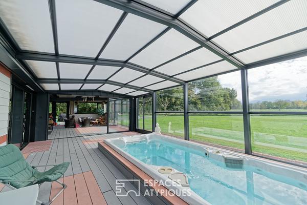 Maison contemporaine d’exception face aux Pyrénées