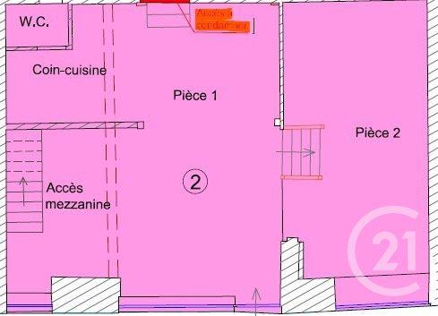 Appartement F2 à vendre  2 pièces - 45,61 m2 MAINTENON - 28