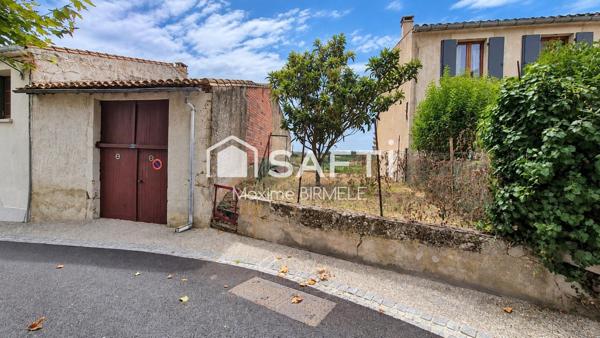 Ensemble immobilier : Maison + grange + terrain en zone constructible