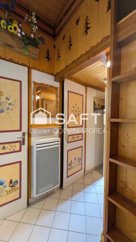 Deux pièces chaleureux avec mezzanines et parking couvert au pied du téléphérique de Nyon à Morzine