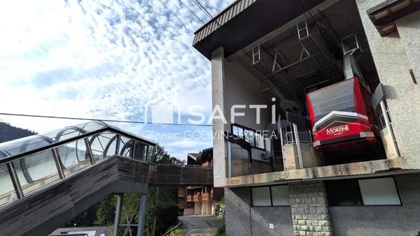 Deux pièces chaleureux avec mezzanines et parking couvert au pied du téléphérique de Nyon à Morzine