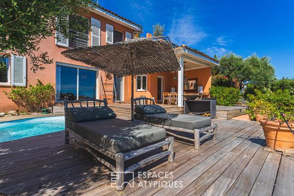 Propriété avec piscine et vue mer