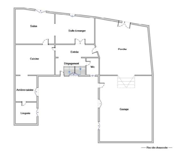 Orlean Dunois , maison à vendre avec porche, garage et jardin