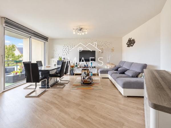 WAMBRECHIES RIVE DROITE – Appartement 69 m2 T3 2 chambres Balcon, parking