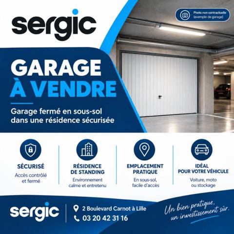 Achat Garage Box 59000 Lille hdf5971