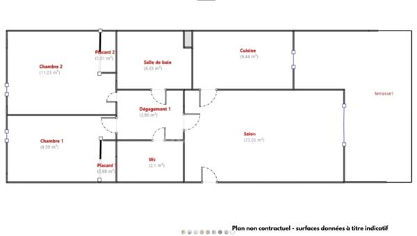 Appartement à vendre 3 pièces LA CIOTAT (13)