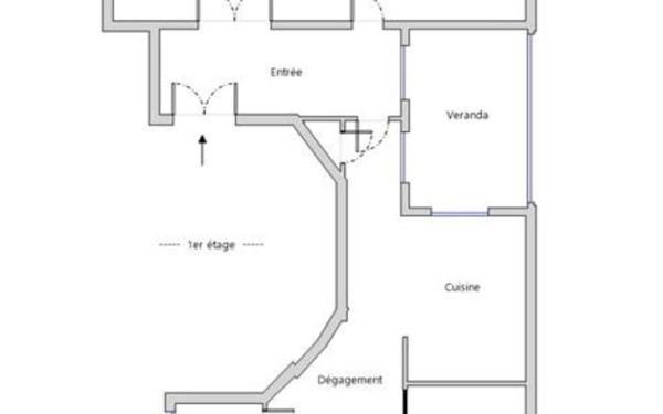 Appartement à louer    2 pièces • 66,69 m2 Paris 10