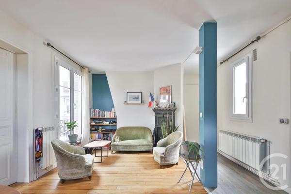 Appartement F2 à vendre  2 pièces - 39,88 m 2   MONTROUGE  - 92