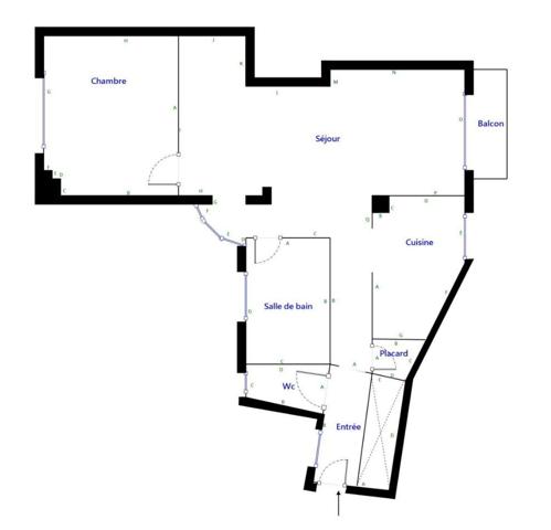 Appartement à vendre 2 pièces 76 m² 