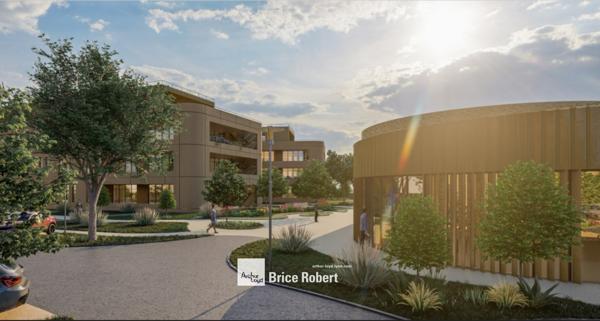 Bureaux à louer à Genas dans immeuble mixte avec label BREEAM Very Good