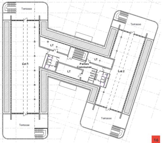 Bureaux à louer à Genas dans immeuble mixte avec label BREEAM Very Good