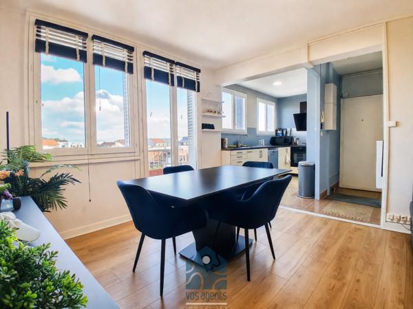 Appartement 3 pièces avec balcon et cave