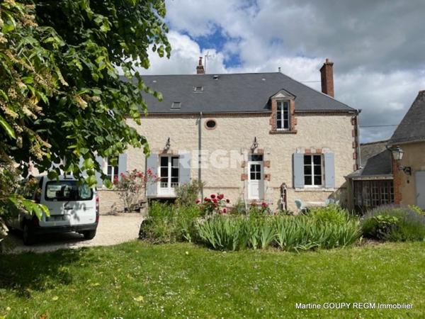 Ouzouer-le-Marché (41240) BEAUCE LA ROMAINE (Ouzouer-le-Marché) 41 – Grande maison familiale – 6/7 Chbres -300 m² hab – Ateliers-Dépenda