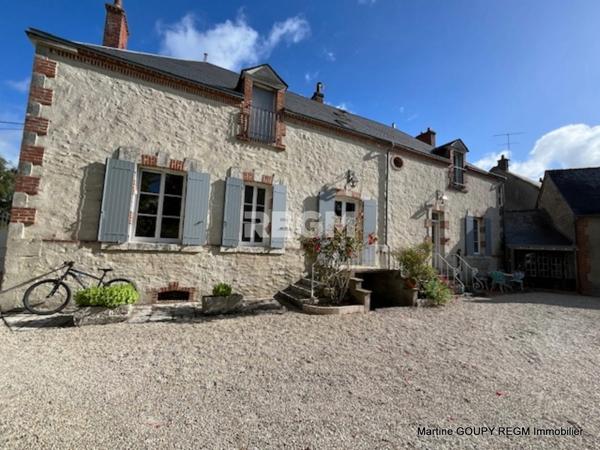 Ouzouer-le-Marché (41240) BEAUCE LA ROMAINE (Ouzouer-le-Marché) 41 – Grande maison familiale – 6/7 Chbres -300 m² hab – Ateliers-Dépenda