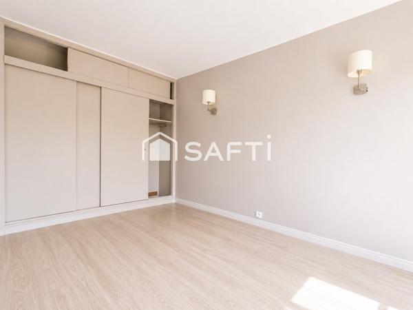 Spacieux 3 chambres, balcon sud, sécurisé