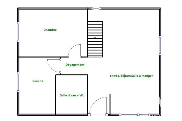 Maison à vendre 3 pièces 60 m² Sainte-Geneviève-des-Bois