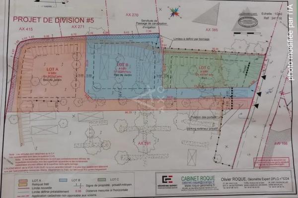 BEAU TERRAIN DE 791m²