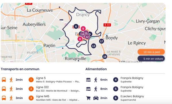BOBIGNY (93) - Appartement 2 pièces lumineux idéalement situé