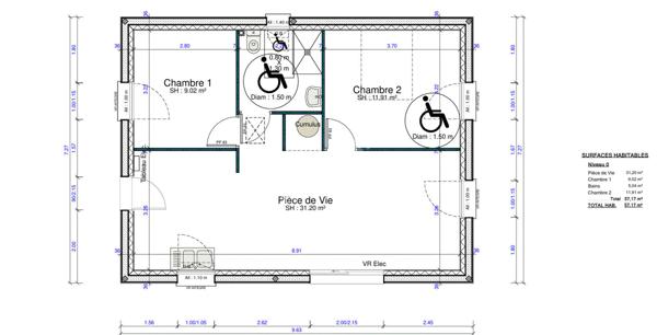Terrain Montrevault Sur Evre d'environ1239 m2