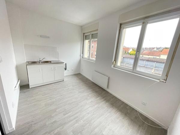 A LOUER APPARTEMENT AVEC UNE CHAMBRE FBG D'ISLE ST QUENTIN 02100