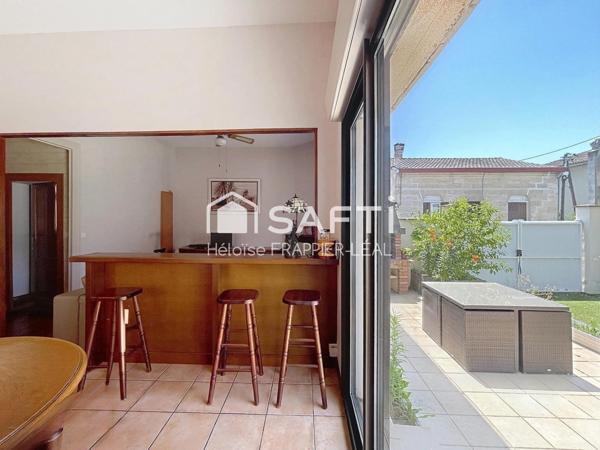 Échoppe typique avec jardin, terrasse, cabanon