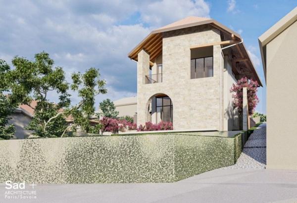 Tresserve face au lac du Bourget maison de caractère 6 pièces 150 m2 env sur terrain de 390 m2 env