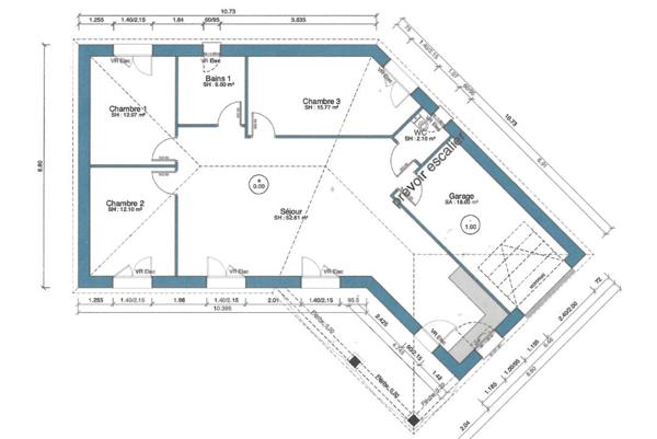 Superbe maison moderne avec piscine