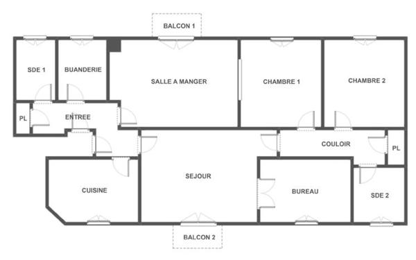 Appartement à vendre    5 pièces • 86,28 m2 Châtillon