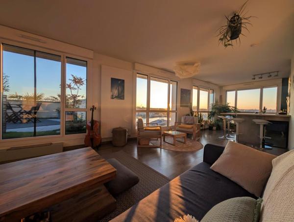 Appartement toit terrasse duplex sur le bassin