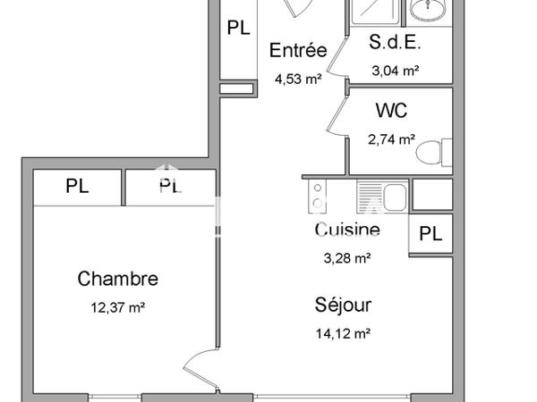 Location Appartement 2 pièces 40.08 m² - DOMAINE DES TESTERINS La Teste De Buch 33260