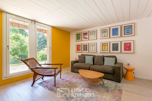 Maison chalet sur les hauteurs de Limonest, avec piscine