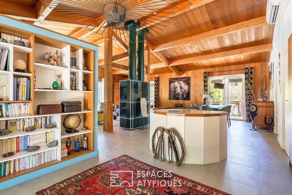 Maison chalet sur les hauteurs de Limonest, avec piscine