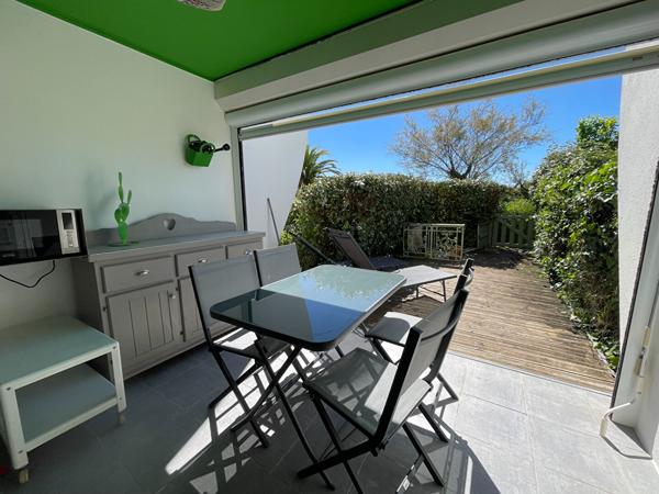 Appartement La Grande Motte de 27 M2 (20,5 loi carrez) dont 6 M2 de loggia fermée par VR électrique et séparation plastifiée