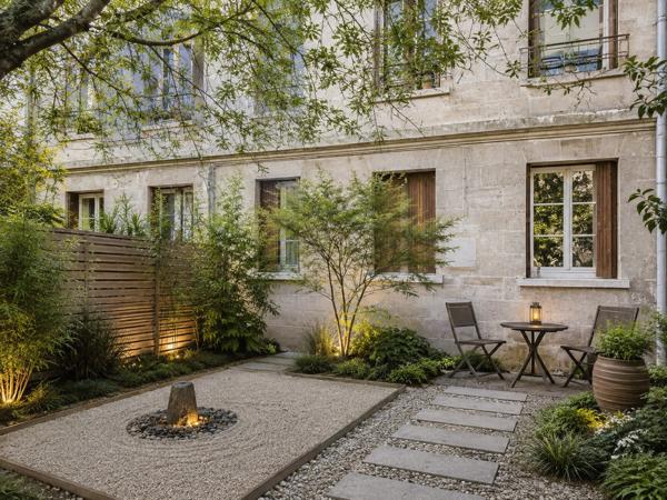 GRAND 3 PIECES 45 M² - JARDIN – CHARTRONS-BASSIN A FLOT