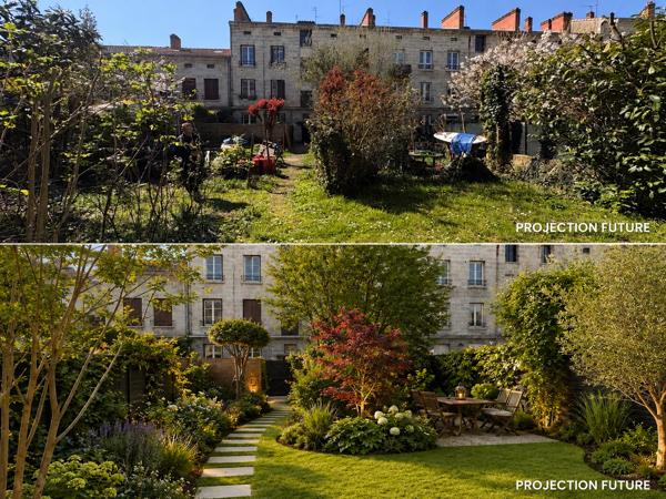 GRAND 3 PIECES 45 M² - JARDIN – CHARTRONS-BASSIN A FLOT