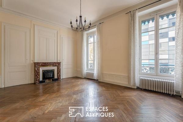 Appartement haussmannien au bord du Rhône