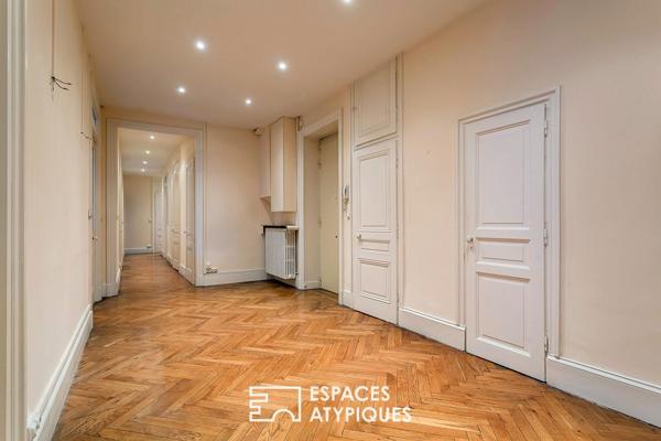Appartement haussmannien au bord du Rhône
