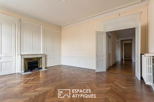 Appartement haussmannien au bord du Rhône