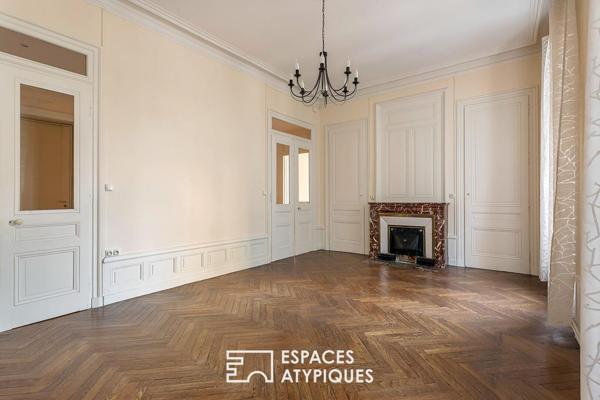 Appartement haussmannien au bord du Rhône