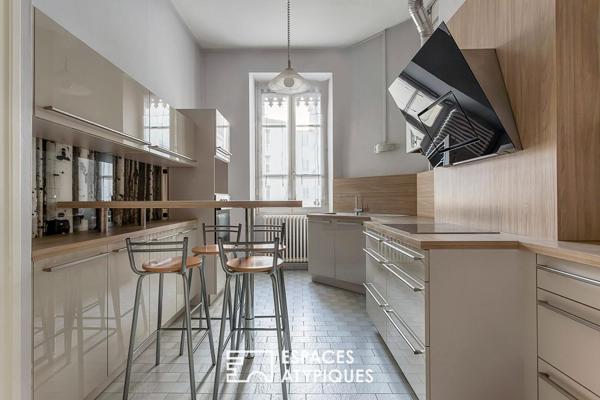 Appartement haussmannien au bord du Rhône